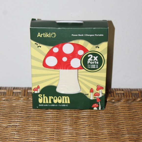 Artikl.  Shroom Power Bank. Portable Charger. - Picture 1 of 5